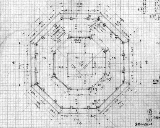 1933年营造学社木塔二层明层测稿